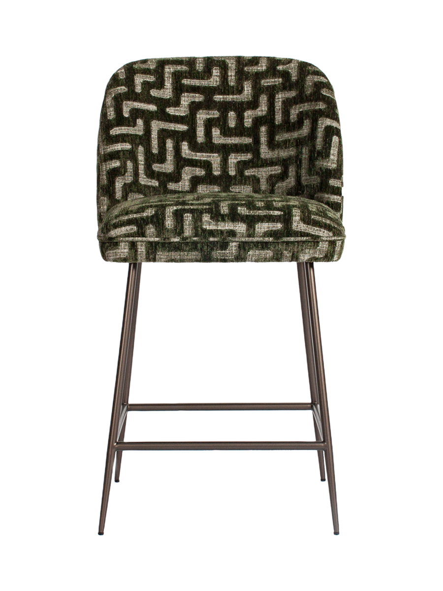 
Sgabello da bancone di design «Pullitzer» - Labirinto di muschio