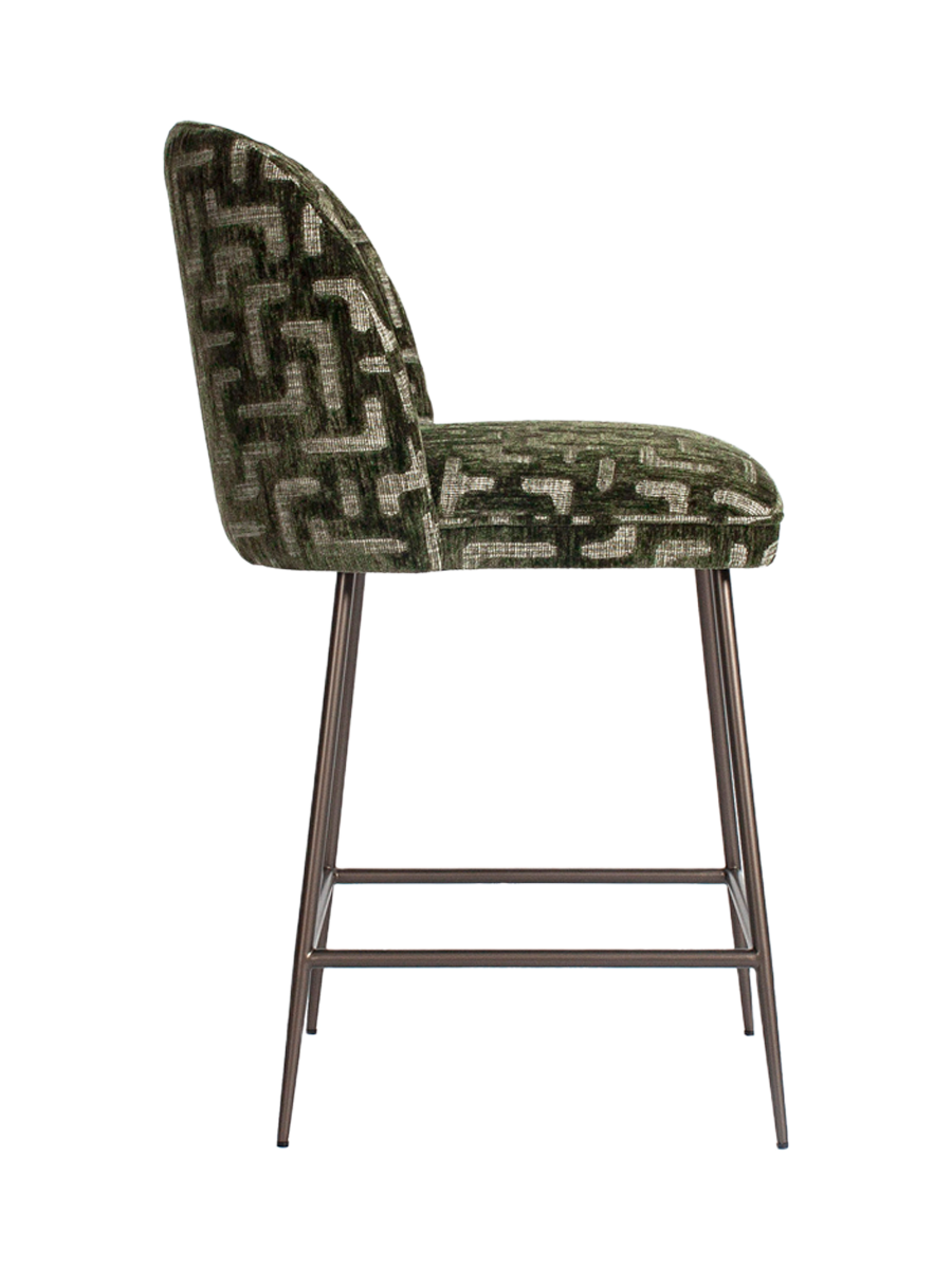 
Sgabello da bancone di design «Pullitzer» - Labirinto di muschio