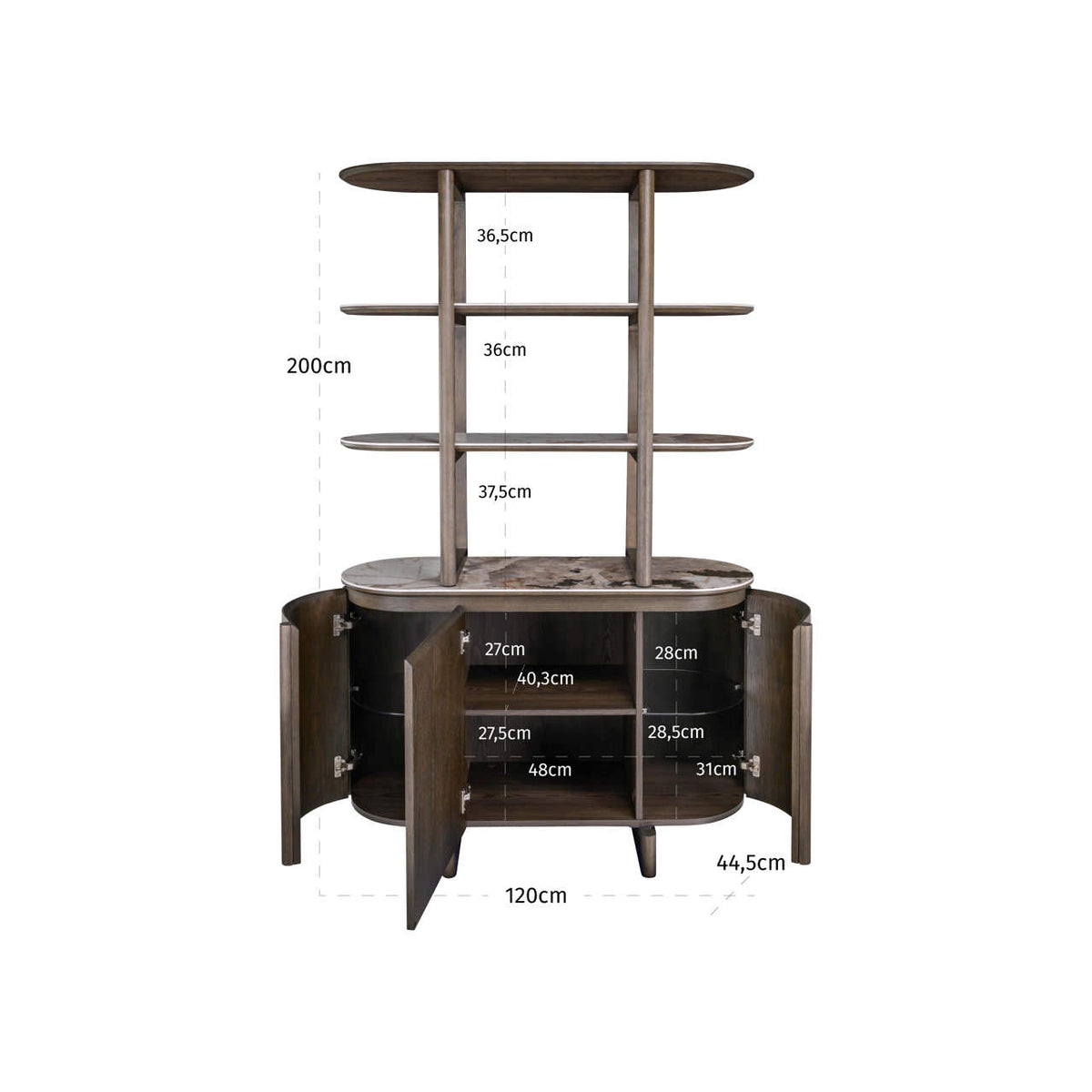 
Vetrina di design «Langford»