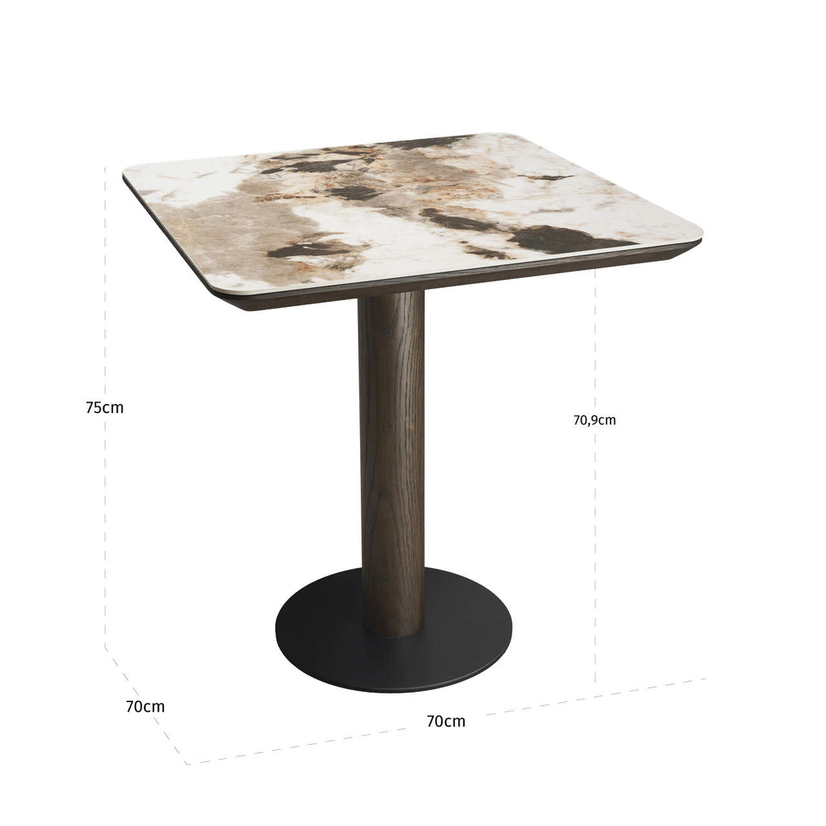 
Tavolino da bistrot di design «Langford»
