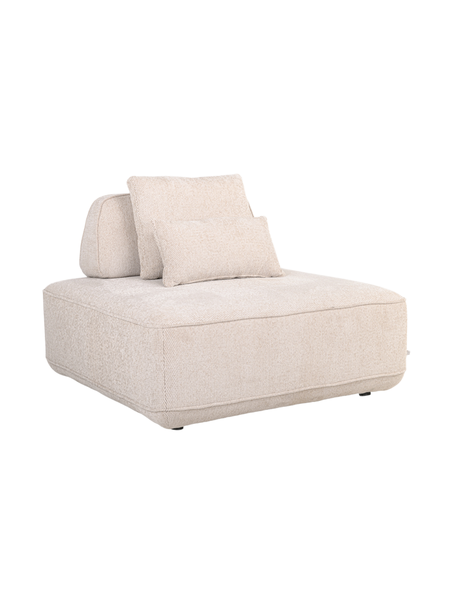 
Divano di design „Tudor“, diverse dimensioni - 113 × 113 × 80 cm / Natural Boldweave