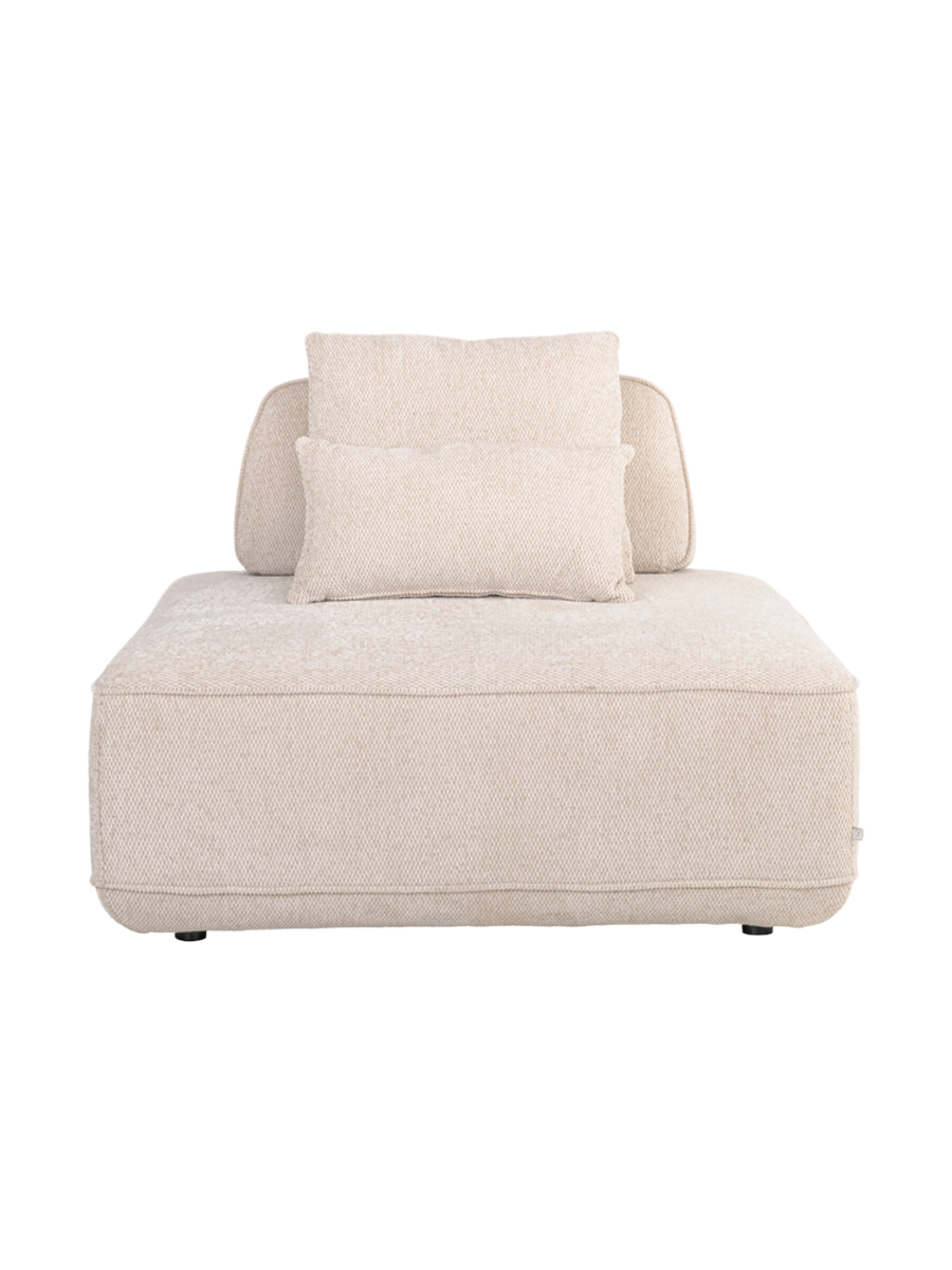 
Divano di design „Tudor“, diverse dimensioni - 113 × 113 × 80 cm / Natural Boldweave