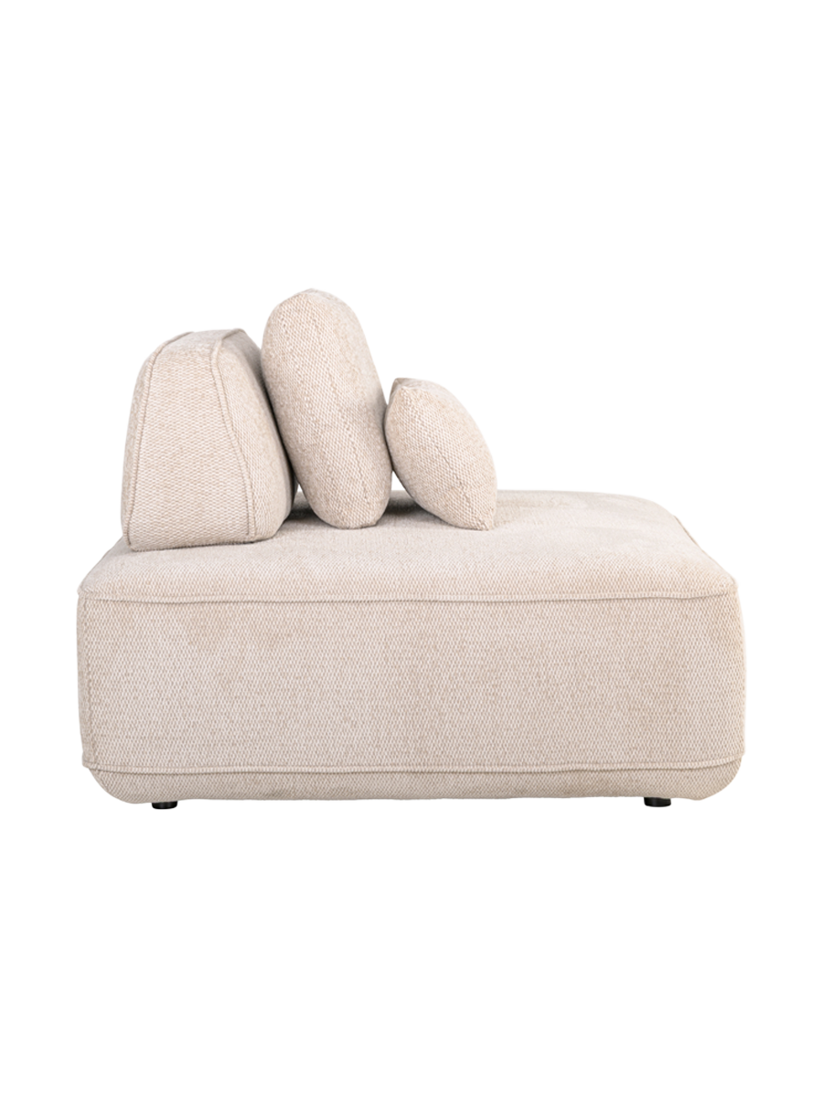 
Divano di design „Tudor“, diverse dimensioni - 113 × 113 × 80 cm / Natural Boldweave
