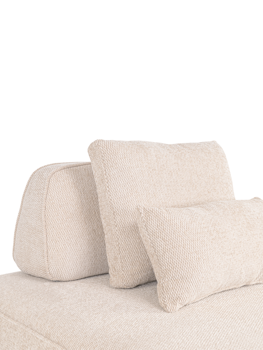 
Divano di design „Tudor“, diverse dimensioni - 113 × 113 × 80 cm / Natural Boldweave