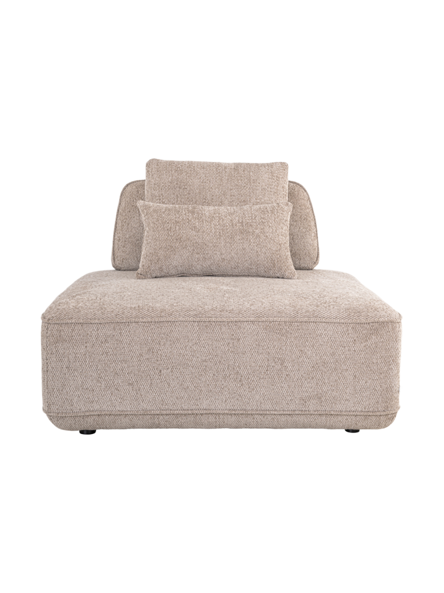 
Divano di design „Tudor“, diverse dimensioni - 113 × 113 × 80 cm / Mocca Boldweave