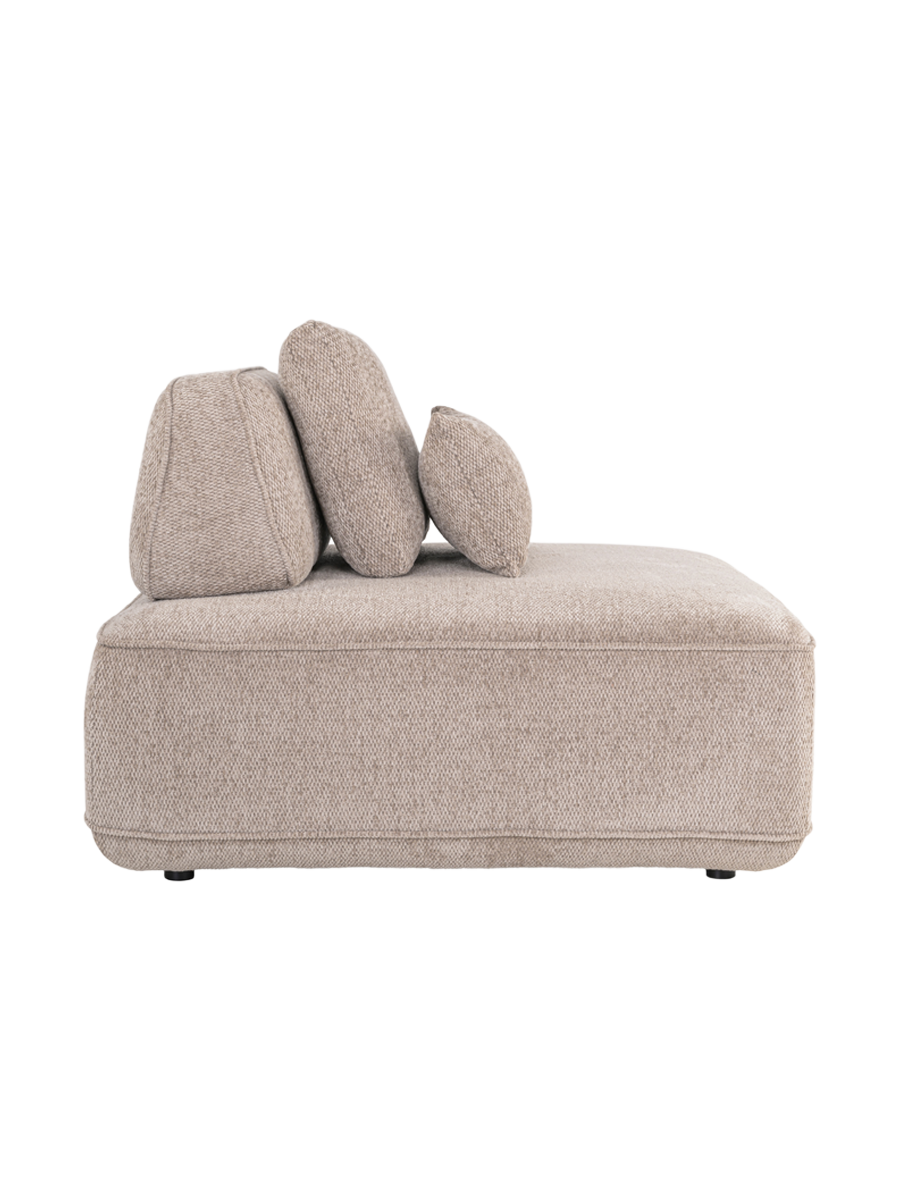 
Divano di design „Tudor“, diverse dimensioni - 113 × 113 × 80 cm / Mocca Boldweave