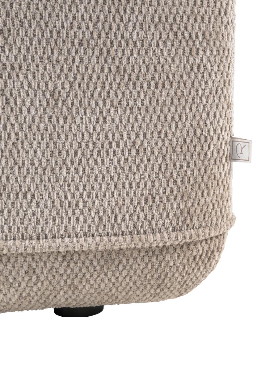 
Divano di design „Tudor“, diverse dimensioni - 113 × 113 × 80 cm / Mocca Boldweave