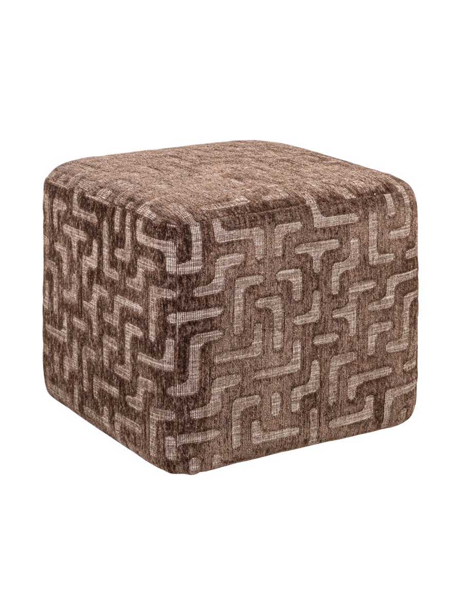
Sgabello di design «Ciela» - Chevron beige