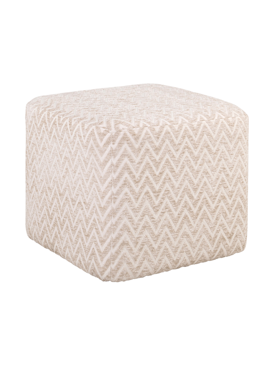 
Sgabello di design «Ciela» - Chevron beige