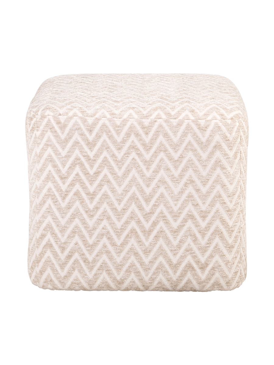 
Sgabello di design «Ciela» - Chevron beige