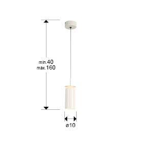 
Lampada a sospensione LED di design „Alfaro“ a 1 luce