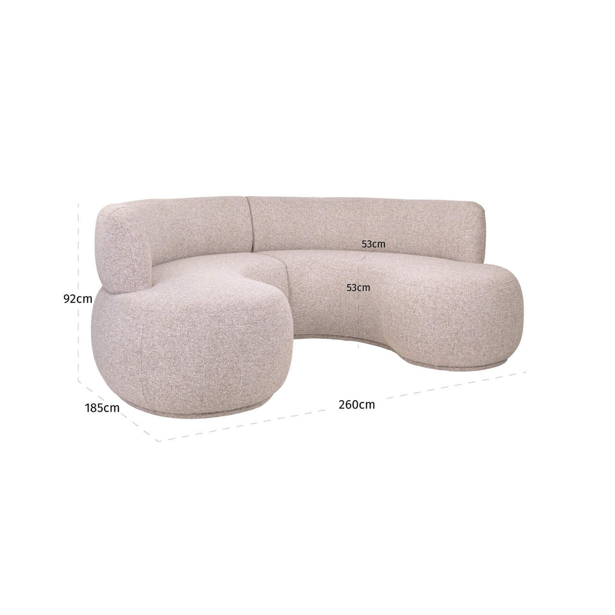 
Panca di design «Sorrobon», varie dimensioni - 185 × 260 × 90 cm