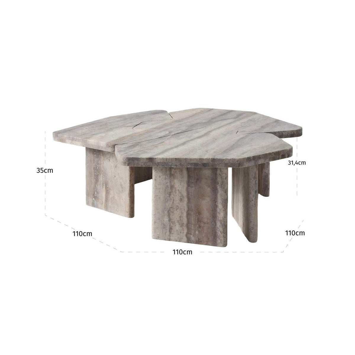 
Tavolino da salotto di design «Westin Set»