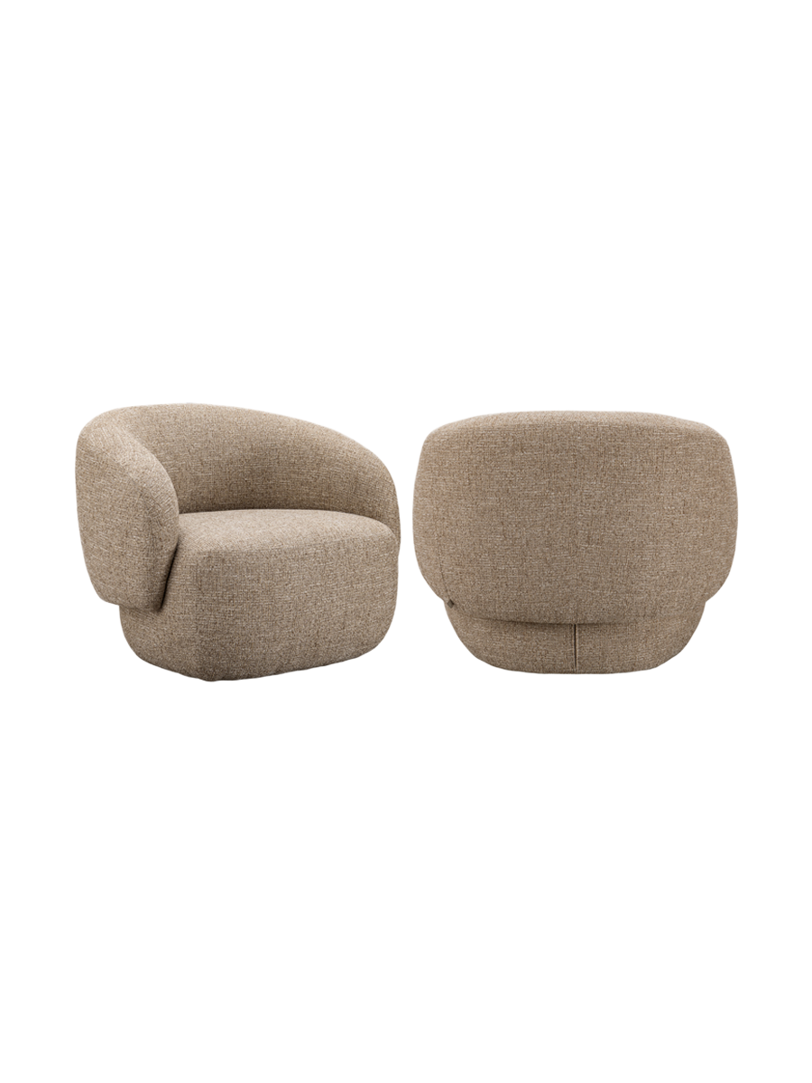 
Poltrona di design «Milano» - Tweed sabbia