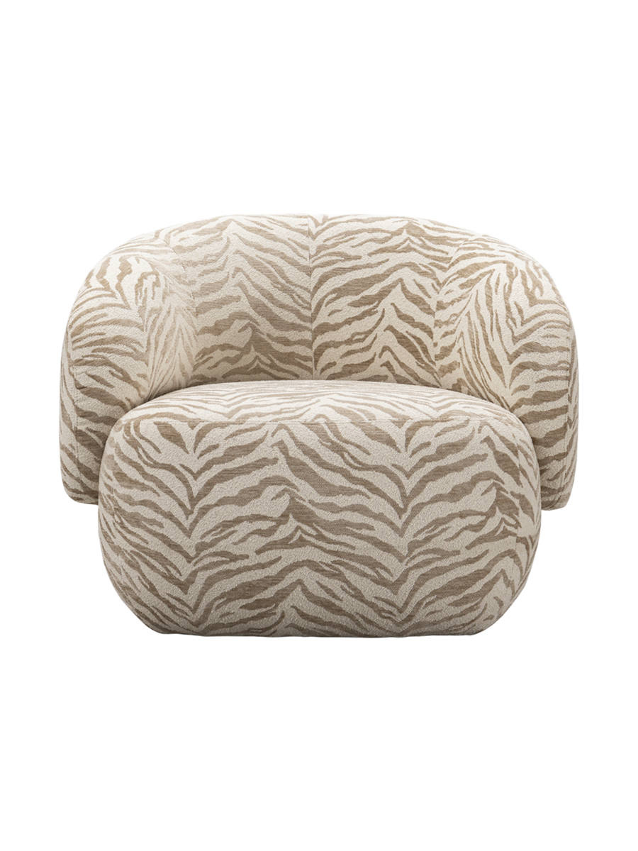 
Poltrona di design «Milano» - Tigre beige