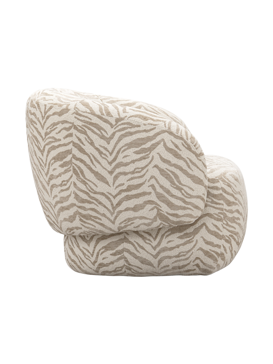 
Poltrona di design «Milano» - Tigre beige