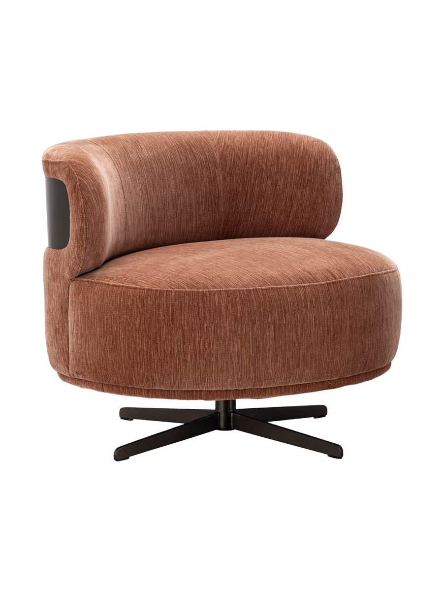 
Poltrona di design «Lauren» - Sii Straight Mocha Mousse