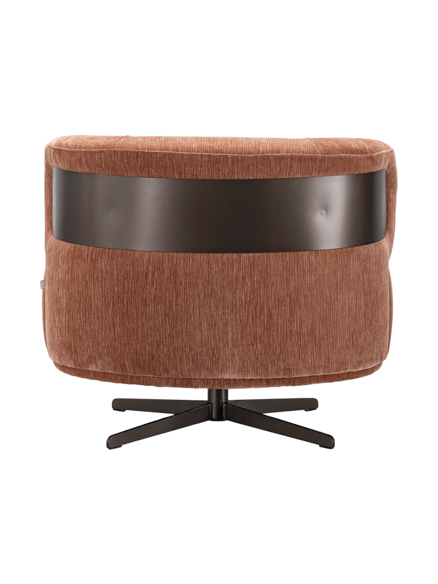
Poltrona di design «Lauren» - Sii Straight Mocha Mousse