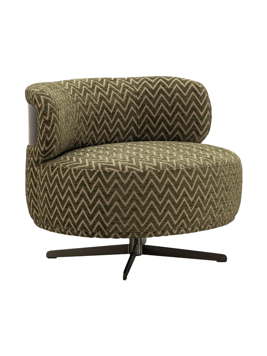 
Poltrona di design «Lauren» - Sii Straight Mocha Mousse