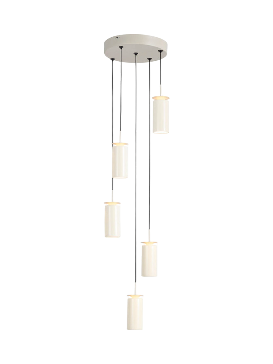 
LED designer pendant light “Alfaro”, 5-light