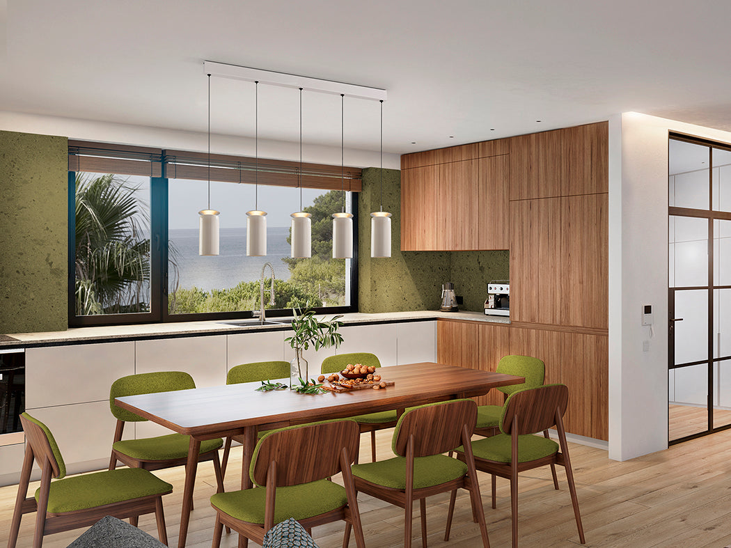 
LED Designer Pendant Light “Alfaro II,” 5-Light