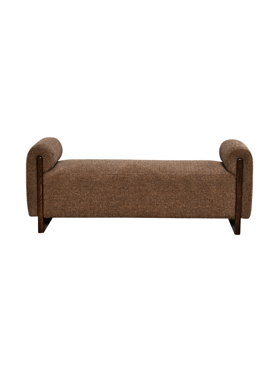 
Panca di design «Winslov» - Marrone Blockweave