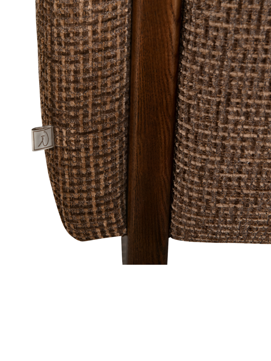 
Panca di design «Winslov» - Marrone Blockweave
