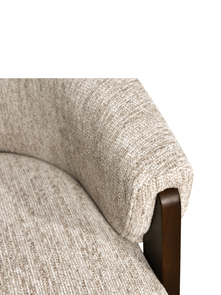 
Poltrona di design «Marina» - Softweave Naturale