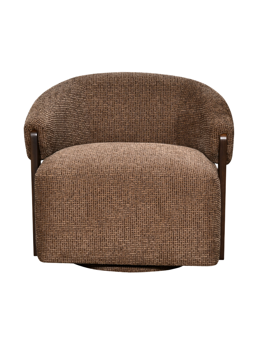 
Poltrona di design «Marina» - Marrone Blockweave