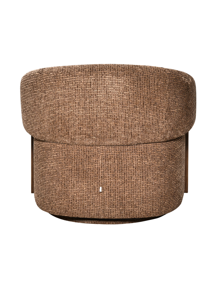
Poltrona di design «Marina» - Marrone Blockweave
