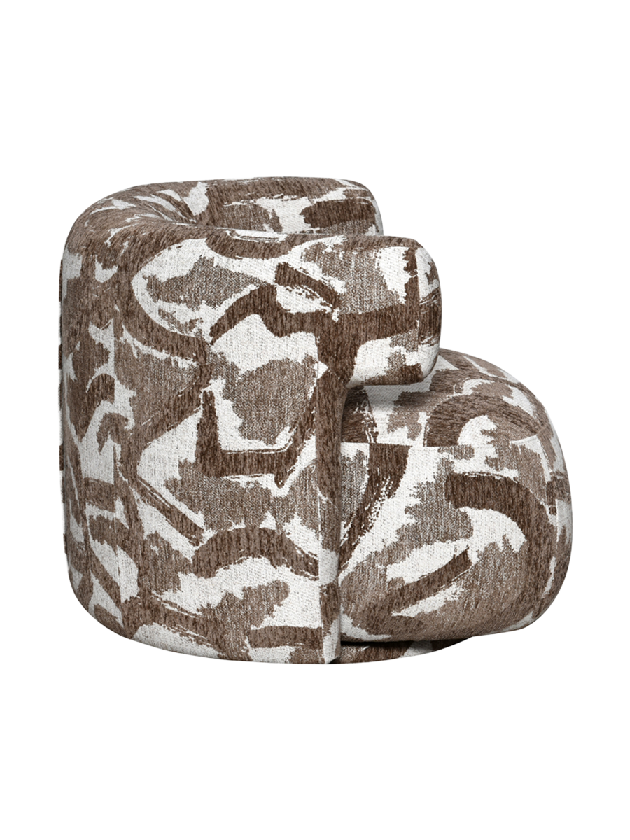 
Poltrona di design «Talley» - Natura marrone