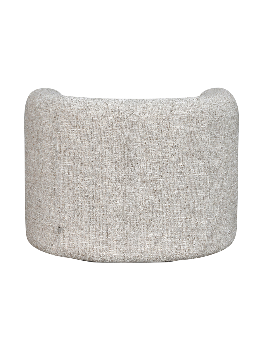 
Poltrona di design «Talley» - Tweed color crema