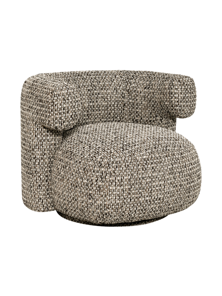 
Poltrona di design «Talley» - Ciottolato