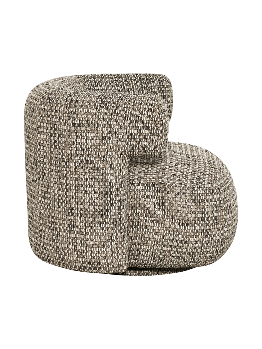 
Poltrona di design «Talley» - Ciottolato