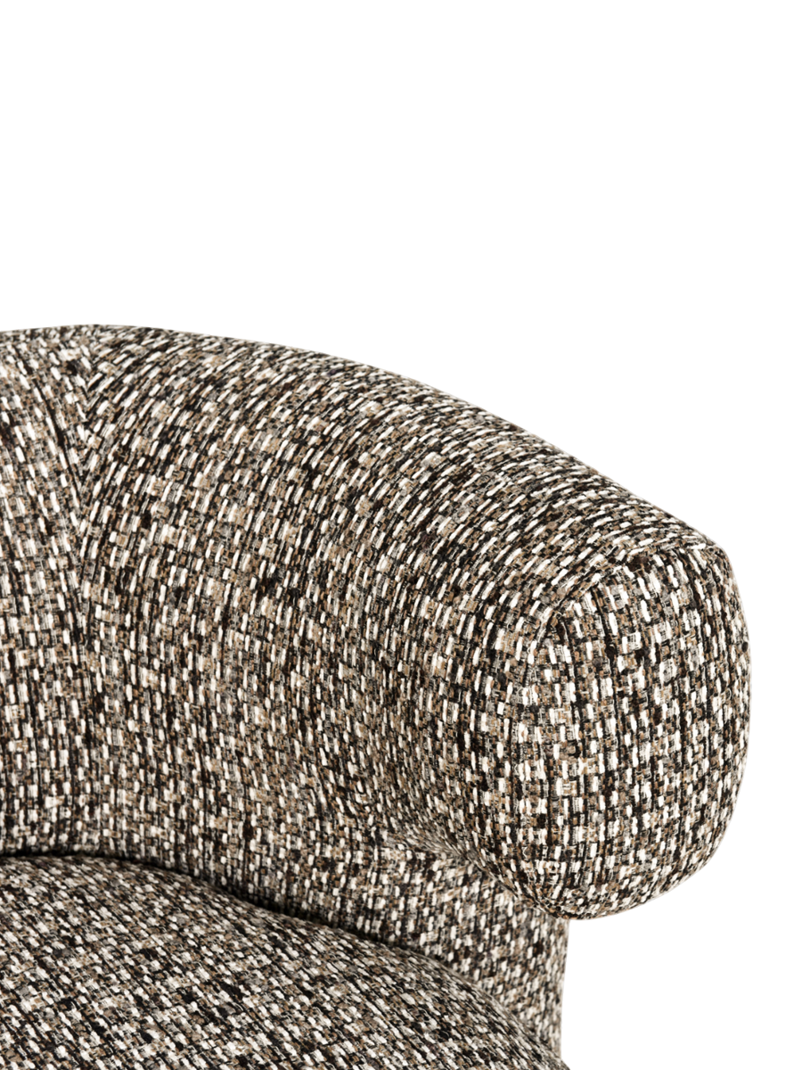 
Poltrona di design «Talley» - Ciottolato