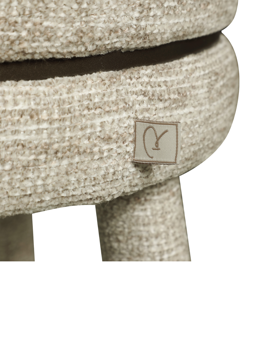 
Sgabello da bancone di design «Tenashar» - Softweave Naturale