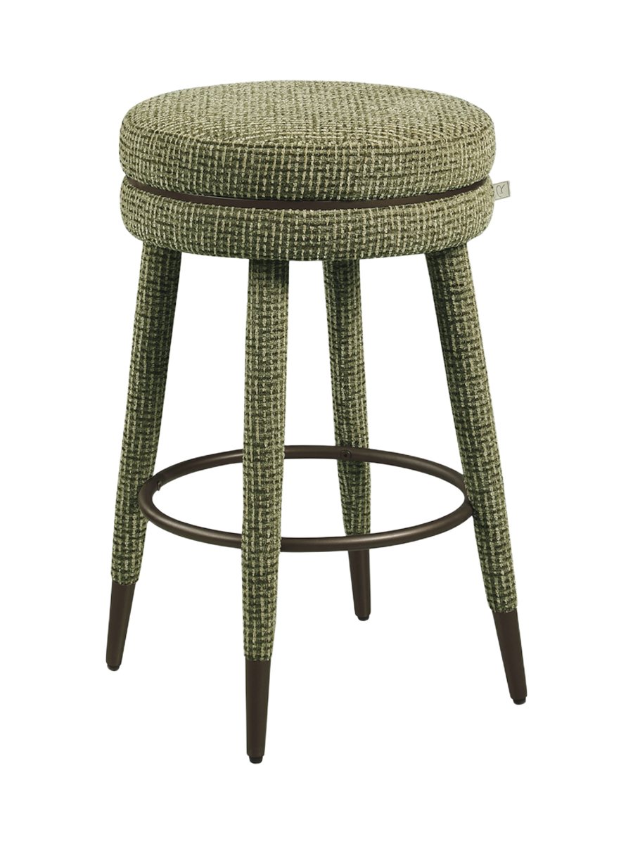 
Sgabello da bancone di design «Tenashar» - Verde Blockweave