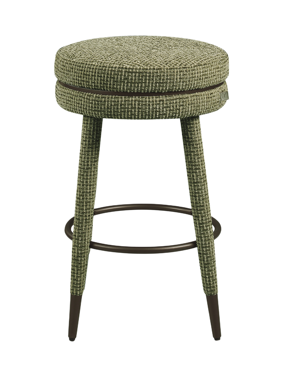 
Sgabello da bancone di design «Tenashar» - Verde Blockweave