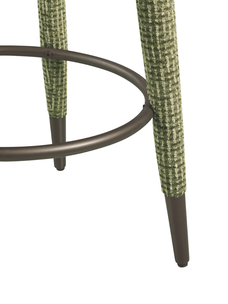 
Sgabello da bancone di design «Tenashar» - Verde Blockweave