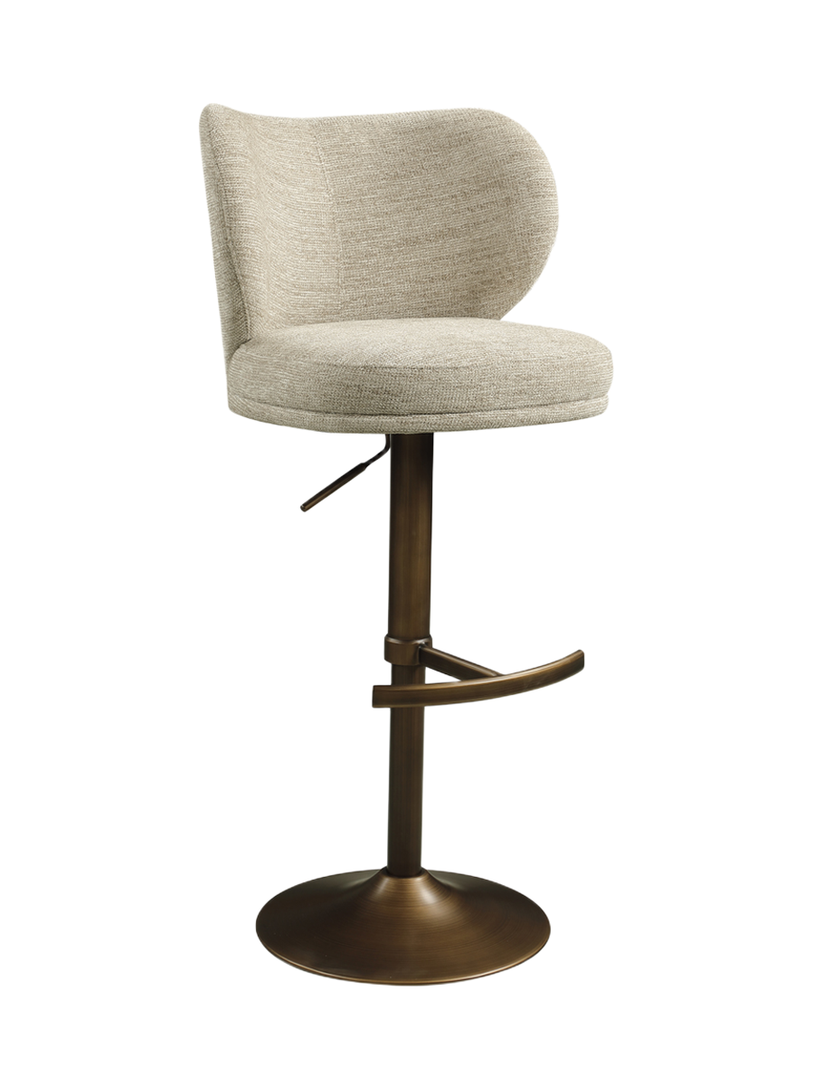 
Sgabello da bar di design „Amely“ - Pistache Softweave