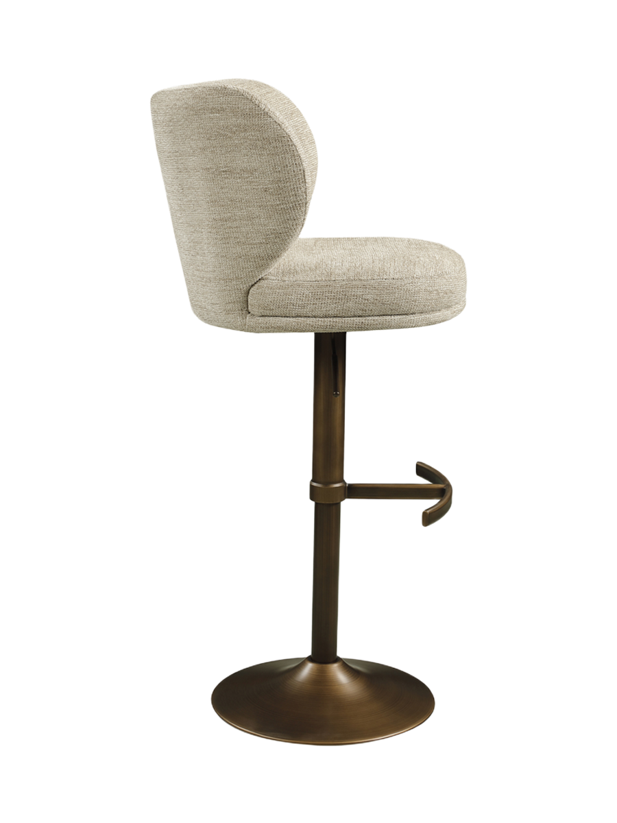 
Sgabello da bar di design „Amely“ - Softweave Naturale