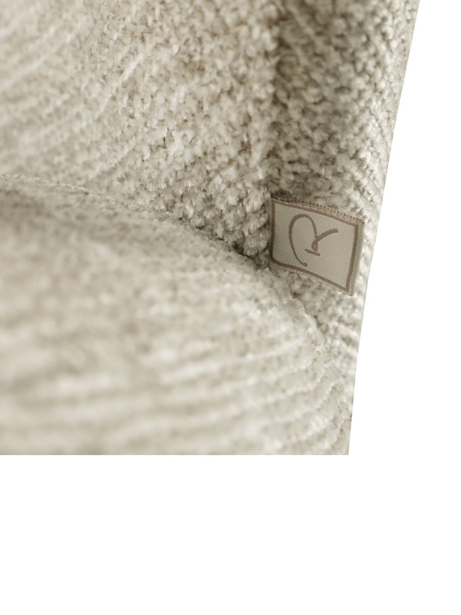 
Sgabello da bar di design „Amely“ - Softweave Naturale