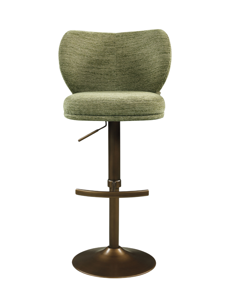
Sgabello da bar di design „Amely“ - Pistache Softweave