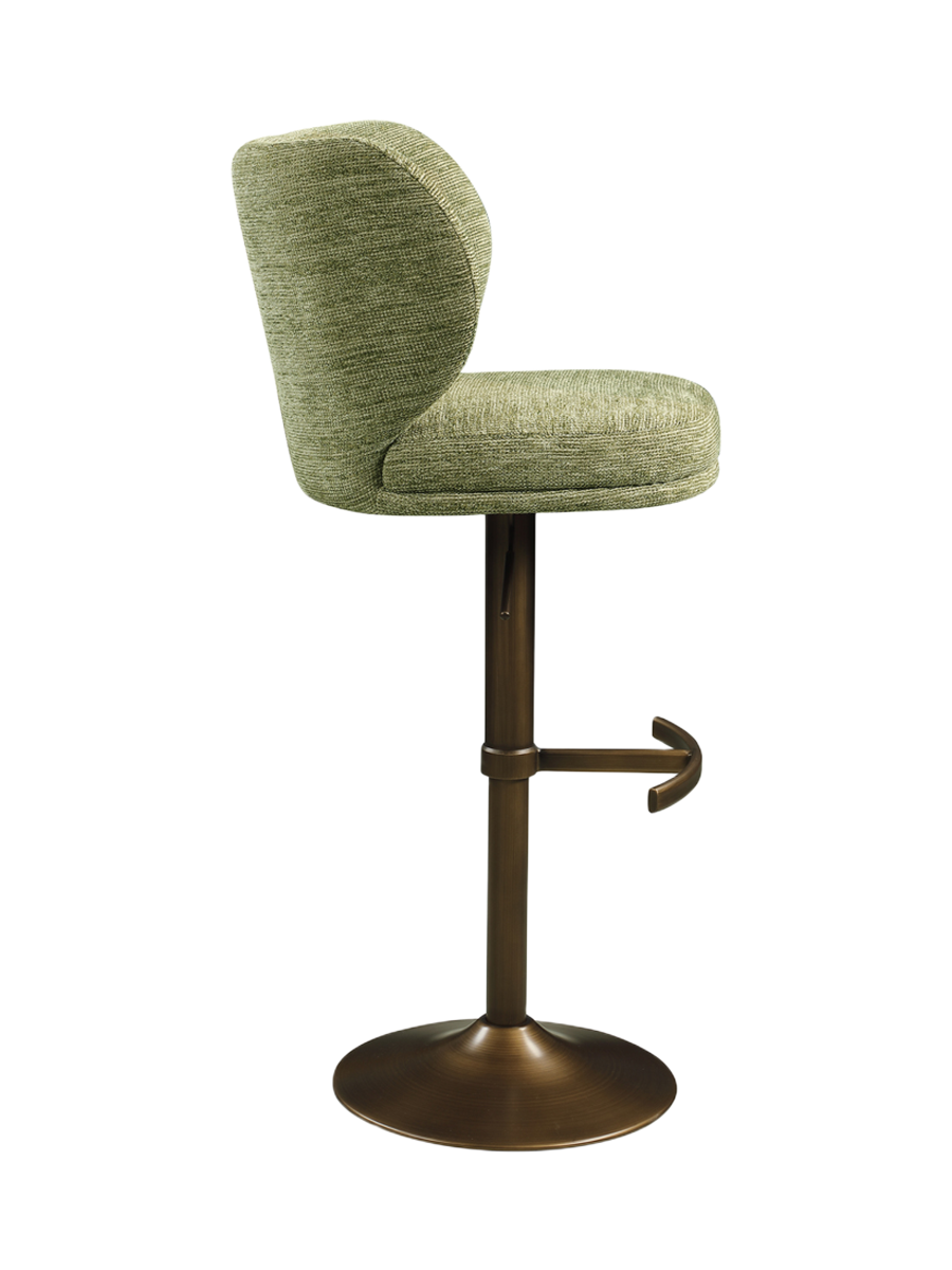 
Sgabello da bar di design „Amely“ - Pistache Softweave