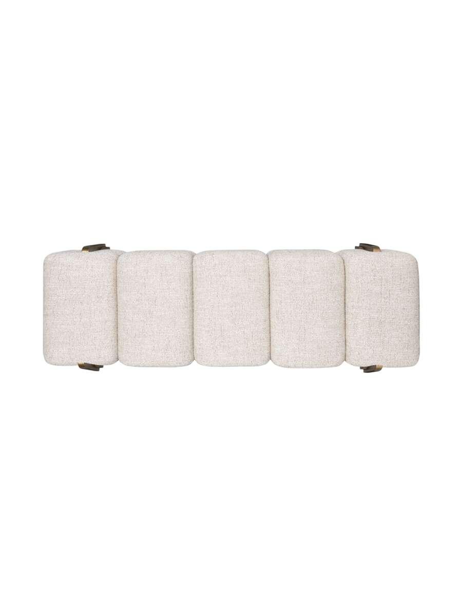 
Panca di design «Caleo» - Tweed color crema