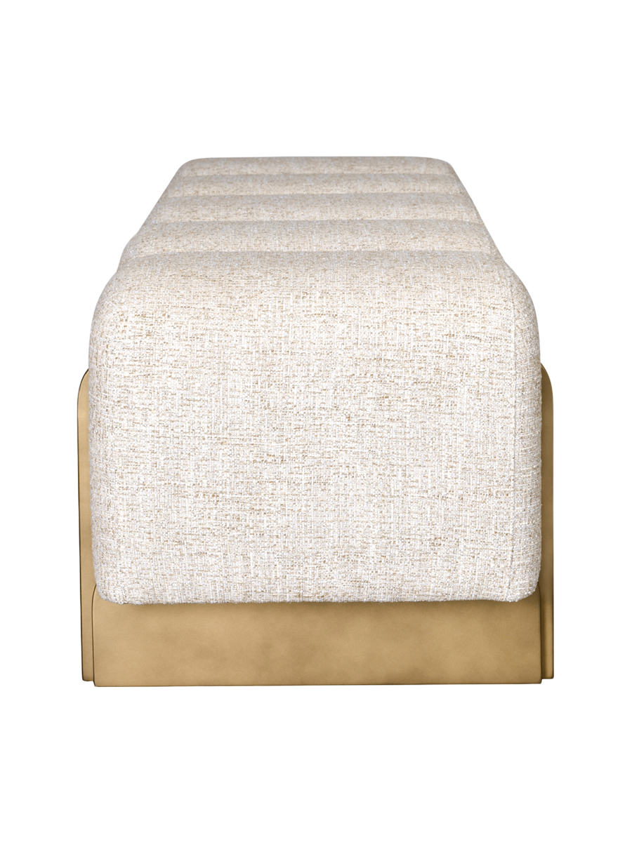 
Panca di design «Caleo» - Tweed color crema