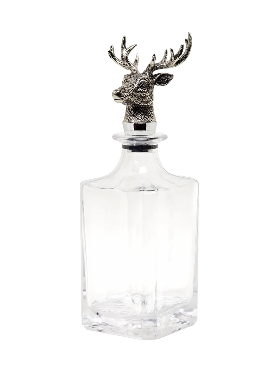 
Hand-blown crystal decanter "Deer" - 750 ml