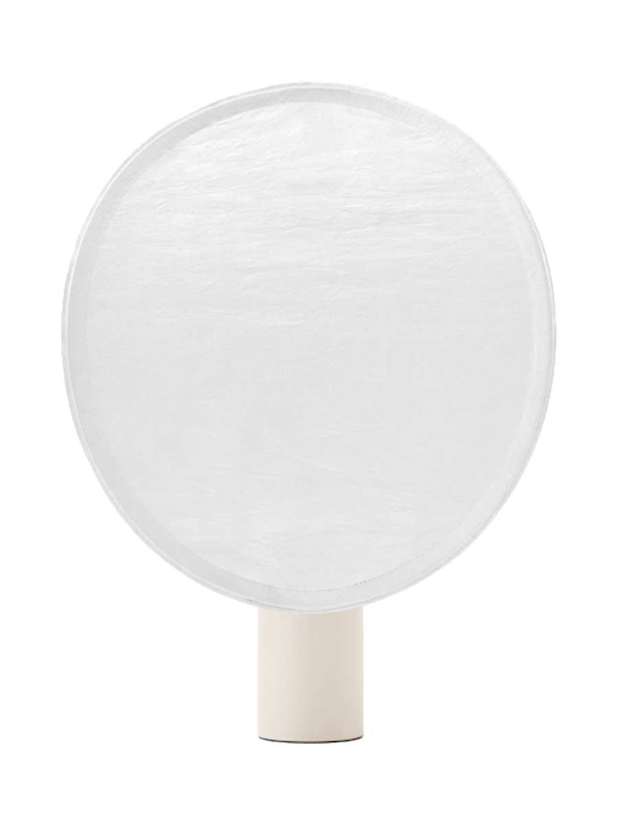 
Lampe de table LED design portable et dimmable « Tense » - Blanc / Blanc