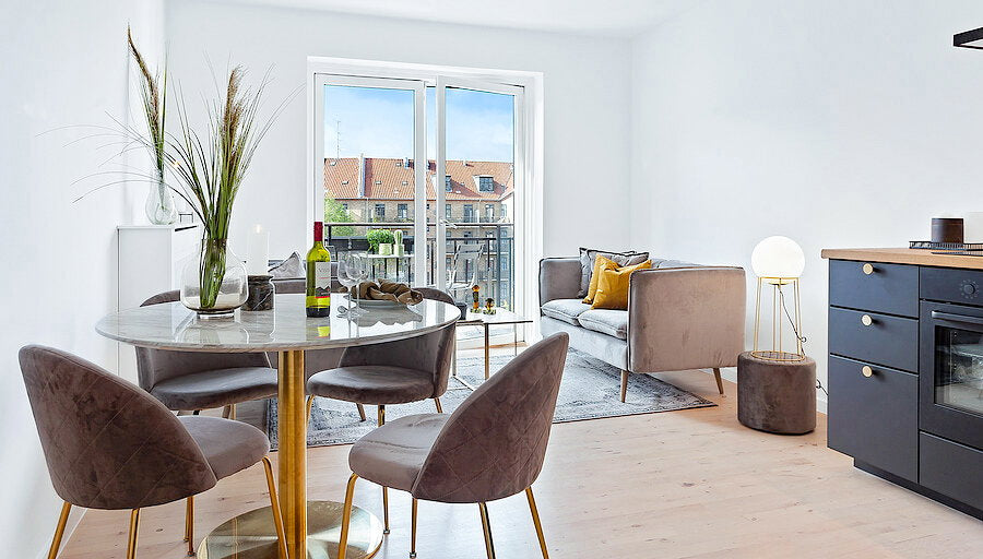 
Tavolo bistrot rotondo di design «Bolzano» - Ø 110 cm