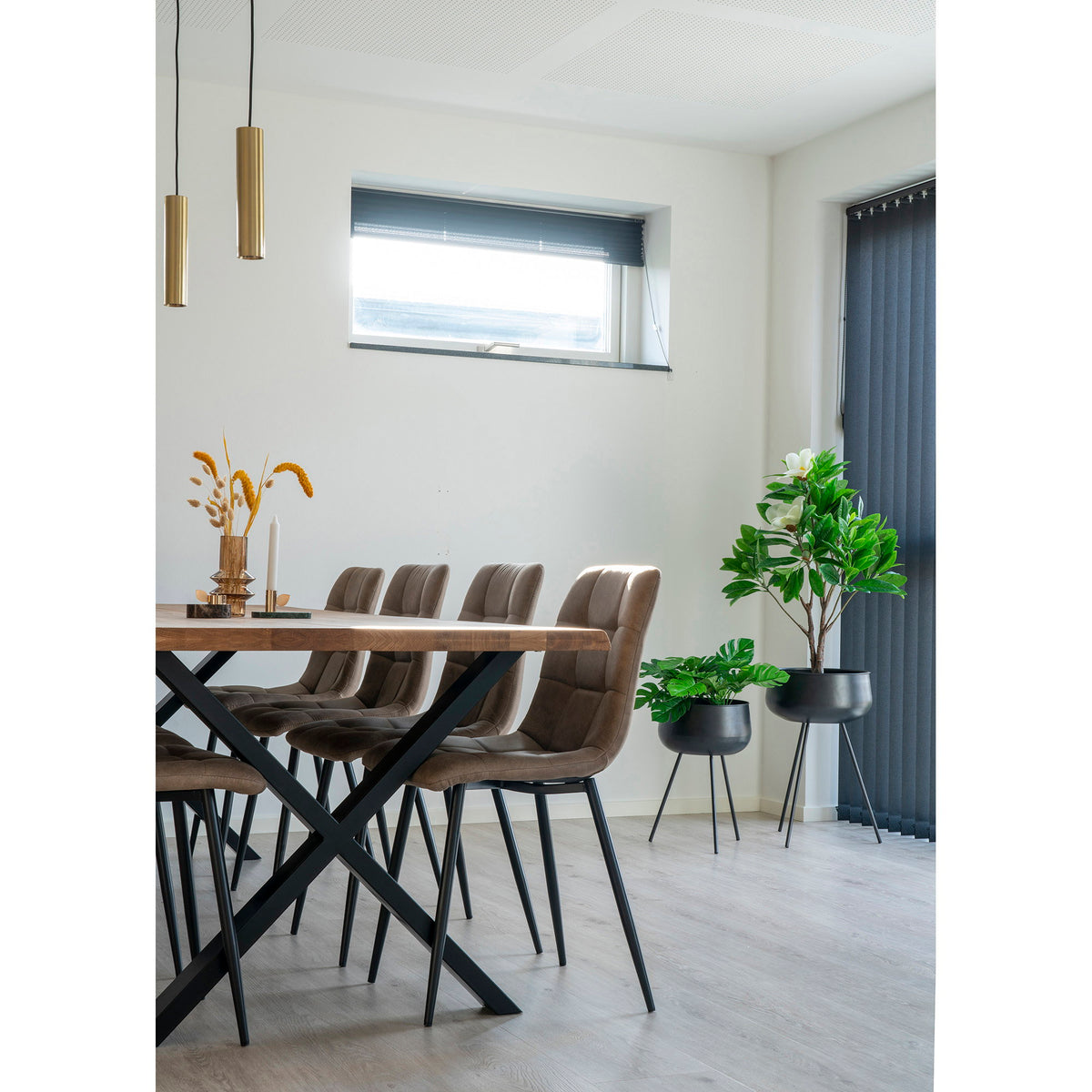 
Tavolo da pranzo in legno massello allungabile «Toulons» 300-400 x 100 cm - Rovere Naturale / Senza prolunghe